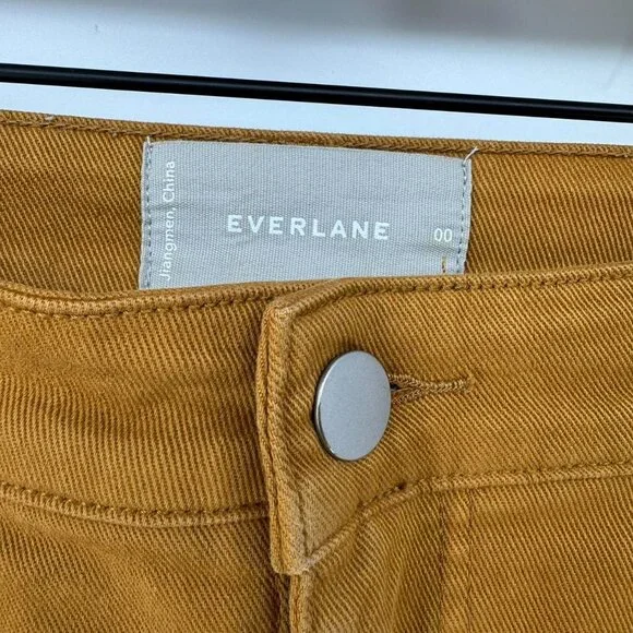 Everlane Utility Barrel Pant, Size 00, Golden Brown - Picture 2 of 5